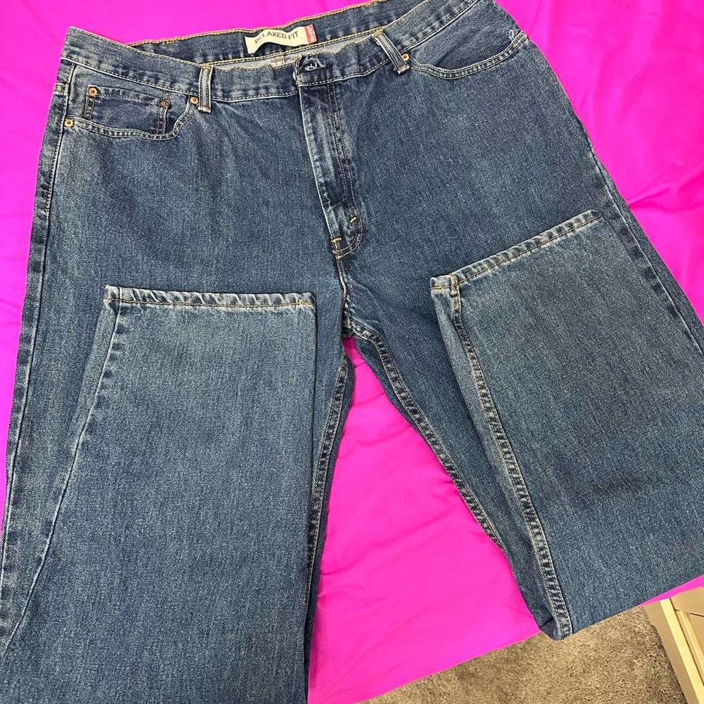 Levi's Relaxed Fit Denim Jeans - Classic Blue